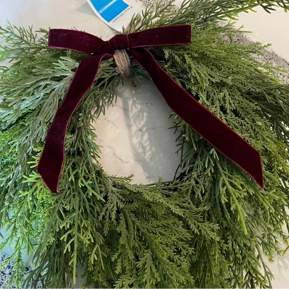 Christmas Draping Cedar Mini Wreath - Room Essentials™ - Target 2024